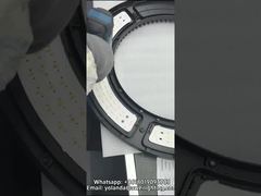 50W LED-Gartenleuchte mit zwei Farbtemperaturen 3000K/2000K.