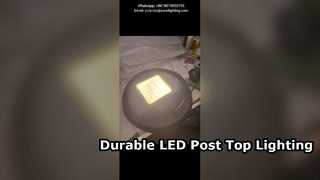 60W 4000K LED-Gartenleuchte mit einarmigem IP66 IK10 für den Einsatz in Parks und Stadtstraßen.