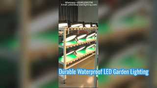45 W wasserdichte IP66-LED-Gartenleuchte aus Aluminiumdruckguss, die in Straßen verwendet wird.
