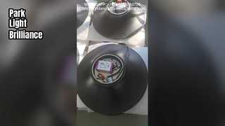 LED-Hängeleuchte für den Garten, Aluminiumdruckguss, 5 Jahre Garantie, für den Einsatz in Parks.