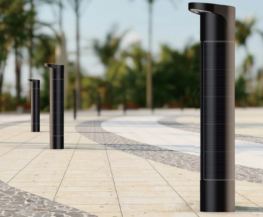 Jüngste Firmenblogs über Neudefinition der Außenbeleuchtung: BOLLARD-Serie präsentiert vertikale Solartechnologie in Europa