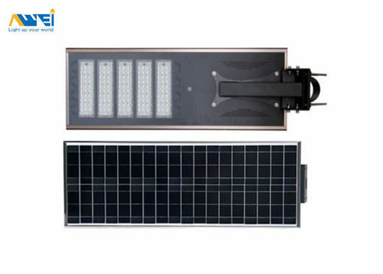 100W Integrierte Solar-Straßenlaterne Außenbeleuchtung 160lm/w Mit 5 Jahren Garantie IP66 Für Stadtstraßen Und Industriegebiete